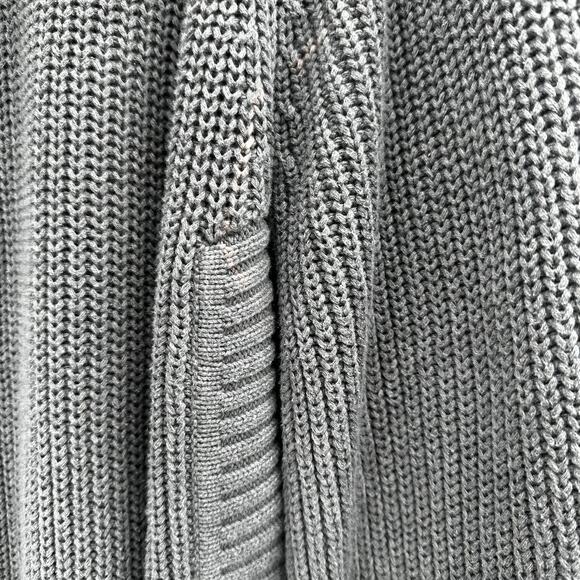 Ugg Sweater Womens Large Gray Chunky Raelynn Turtleneck Ribbed Oversized - Picture 6 of 12